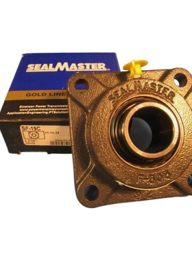 SF-19C四螺栓法兰轴承座F-505+2-13C黑色氧化