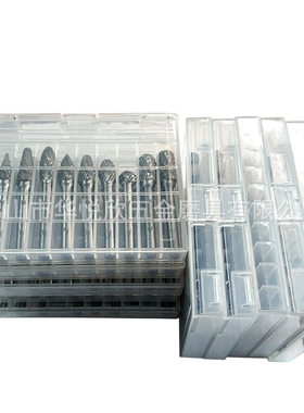组合套装钨钢磨头6*10mm 10支混合装硬质合金旋转锉专注跨境组合
