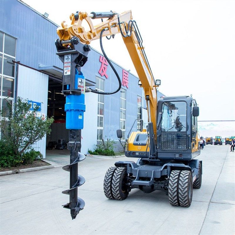 小型挖改螺旋钻机 液压挖孔器大型挖机属具 打桩机地基钻孔螺旋钻,五金/工具,工程/建筑机械,淘宝优惠券,粉丝福利购,淘宝优惠卷