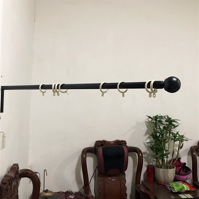 窗帘配件 罗马杆静音窗帘杆单杠双杠 窗帘轨道支架配件
