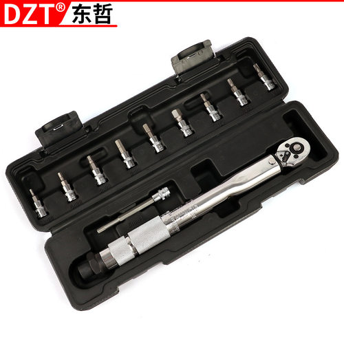1/4扭力扳手11pc汽修机修轮胎预置扭力公斤力矩扭矩扳手维修工具