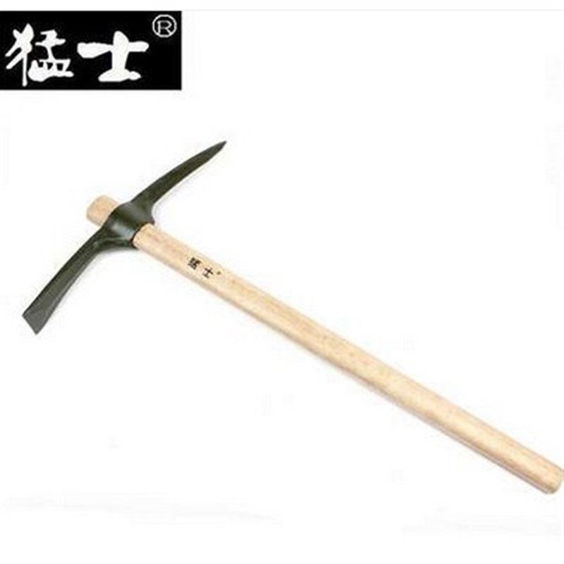 MS-G2D 大镐 65锰钢十字镐木柄洋镐 兵镐 战备镐长柄石块