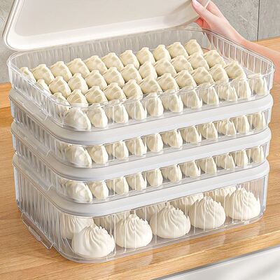 馄饨速冻收纳盒专用密封装盒馒头保鲜神器食品食物懒抄手冰箱面肉