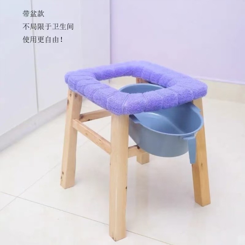 坐便椅老人家用结实农村儿童专用便携不锈钢便盆床头神器简易沐浴