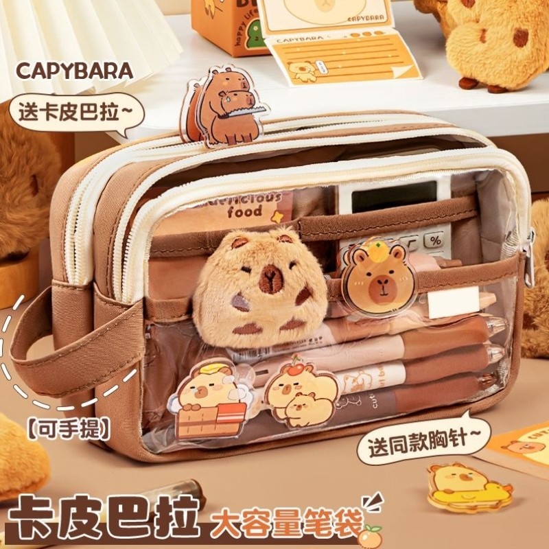 笔袋大学生新款通用便携手提笔袋女孩小学生超大文具系列幼儿园,文具电教/文化用品/商务用品,笔袋,淘宝优惠券,粉丝福利购,淘宝优惠卷