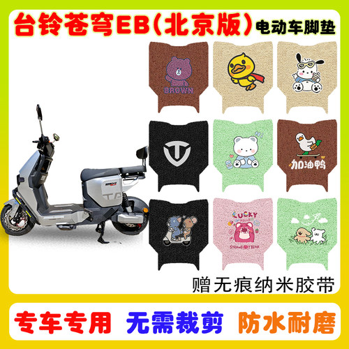 台铃苍穹EB北京版电动车脚垫防水