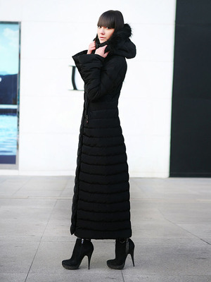 清仓特价羽绒服女超长款过膝脚踝