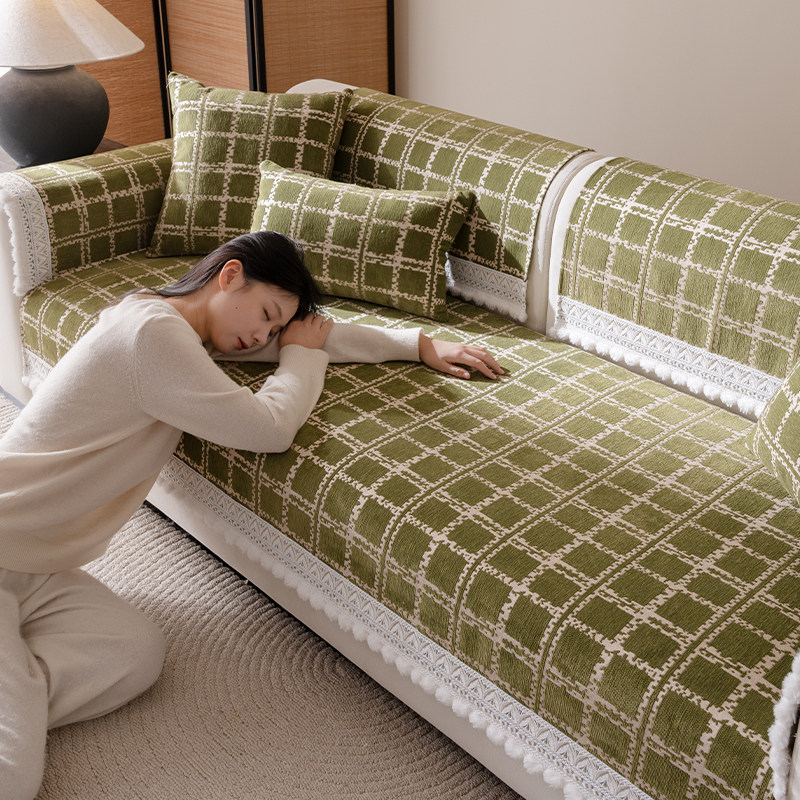 2025新款冬季皮沙发垫防滑加厚毛绒盖布巾高级感垫子秋冬保暖坐垫,居家布艺,沙发垫,淘宝优惠券,粉丝福利购,淘宝优惠卷