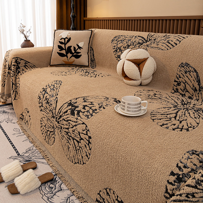 高级感防猫抓沙发盖布2025新款秋冬季毛绒沙发巾一整张全包万能垫,居家布艺,沙发套,淘宝优惠券,粉丝福利购,淘宝优惠卷