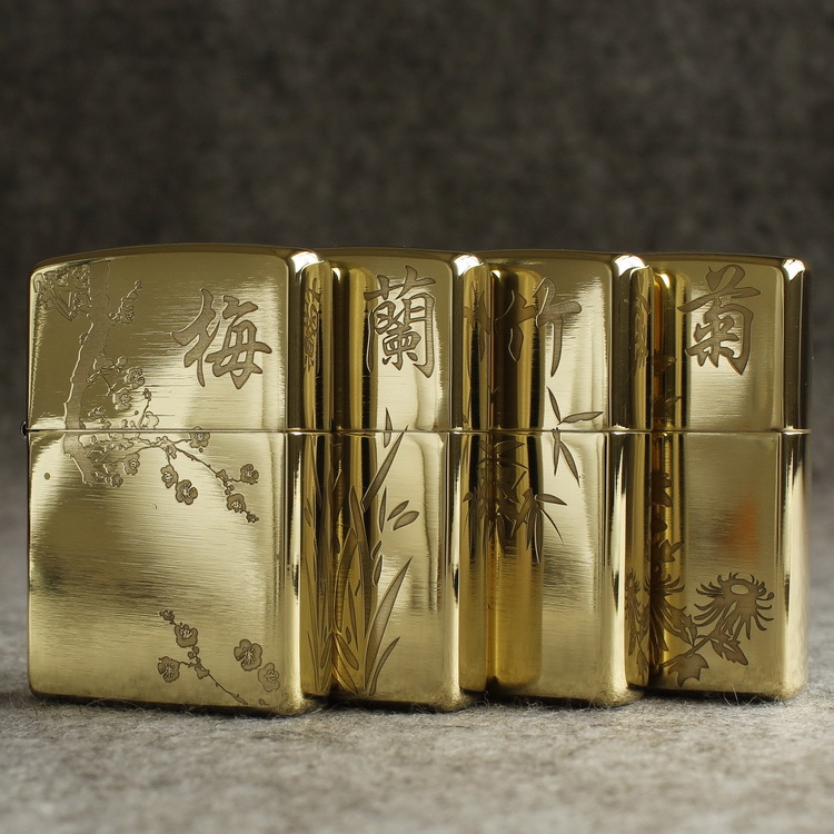 zippo芝宝ziip打火机zoop正版zipp煤油ziopp防风zpp梅兰竹菊zpoo