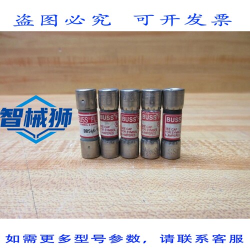 原装供应 BUSS BBS-6/10 BUSSMANN 保险丝 CROSS REF 1CT15（5 个