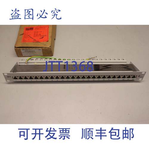 现货供应Teleg?rtner J02023A0019 19 24xAMJ-S CAT 6 A模块托架