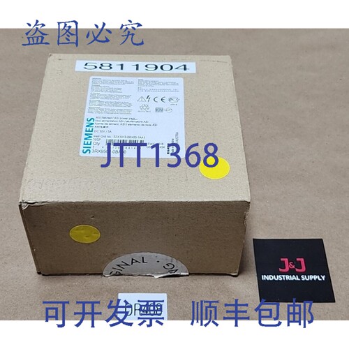 原装供应3RX9502-0BA00 AS-i 电源 5A 120V/230Vac 50/60Hz 30Vdc