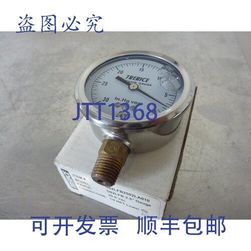 原装供应Trerice D82LFB4002LA010 LF 压力表 2.5 英寸表盘 30 英