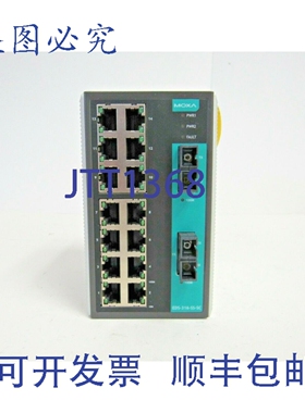 原装供应Moxa EDS-316-SS-SC 非网管型交换机，14 个 10/100BaseT
