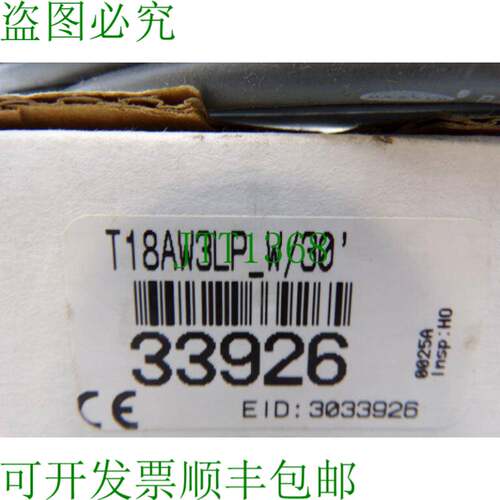 原装供应ENGINEERING BANNER T18AW3LP 携带 30 个开关