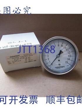 原装供应Ashcroft Duralife 未填充量规 35-1009-AW-02B-15-XLJ 1