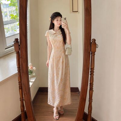 26夏新中式旗袍女复古轻国风改良订婚敬酒服高端轻奢礼服日常可穿