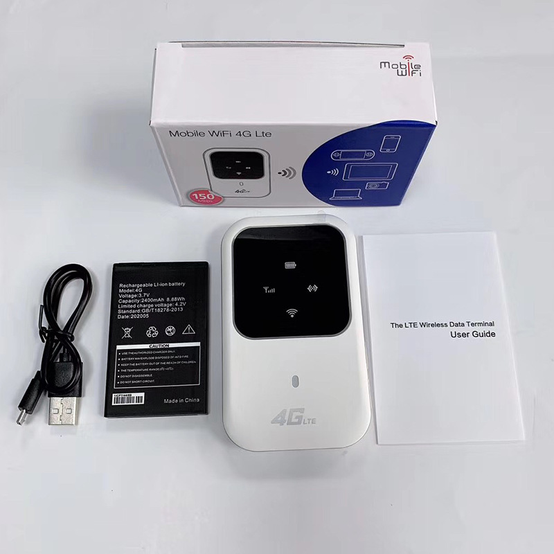 现货4G无线路由器移动随身Wi-Fi车载分享器sim卡槽LTE MIFI modem