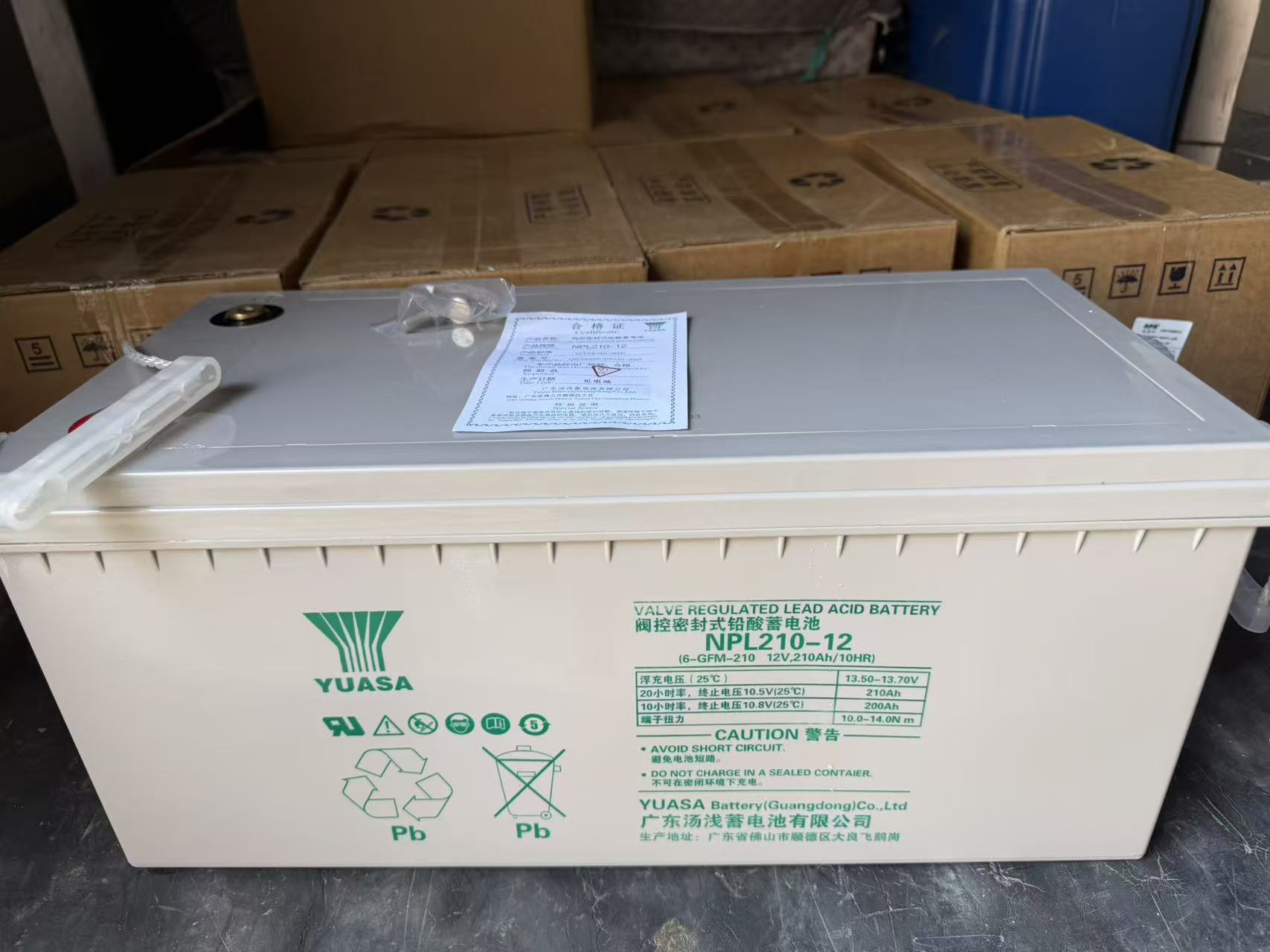 汤浅蓄电池NPL210-12 12V210AH机房UPS电源EPS应急直流屏专用