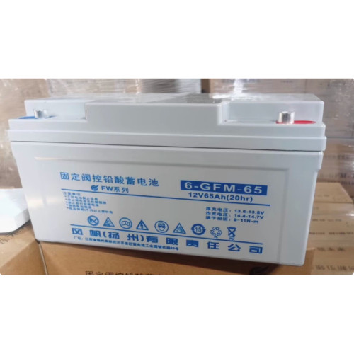 扬州风帆蓄电池6-GFM-65 12V65AH直流屏UPS电源EPS应急机房设备