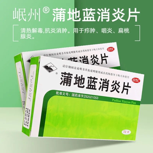 岷州 蒲地蓝消炎片72片/盒清热解毒抗炎消肿疖肿咽炎扁桃腺炎