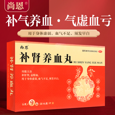 尚恩补肾养血丸补肝肾益精血身体虚弱血气不足须发早白男女同补