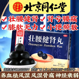 北京同仁堂壮腰健肾丸正品男士肾虚补肾强肾调理药丸男人固精腰痛