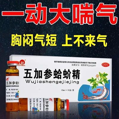 五加参蛤蚧精 10ml*10支补肺气益精血用于元气亏损肺虚咳嗽病后弱