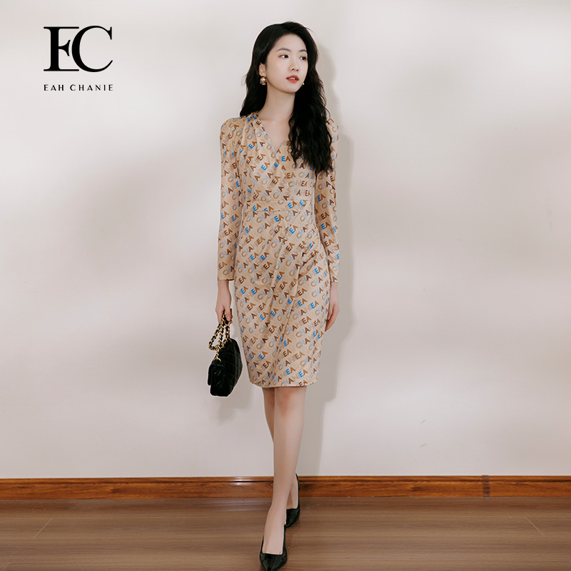 EAHCHANIE通勤包臀连衣裙