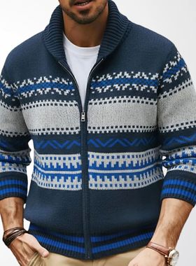 Thick cardigan sweater knitted coat 复古加厚开衫毛衣针织外套