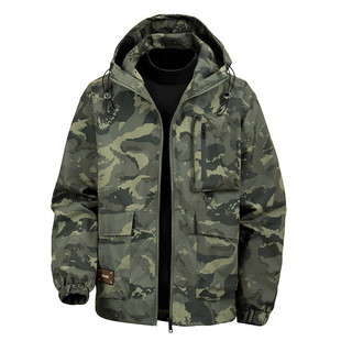 連帽迷彩外套防潑水保暖夾克 coat waterproof jacket Camouflage