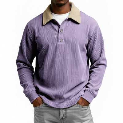 翻领上衣男装polo衫长袖T恤