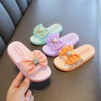 Girls Slippers with Butterfly-Knot Outdoor Kids Footwear Fas