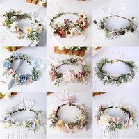 New Fashion Flower Crown Bride Wedding Hair Accessories Gorg