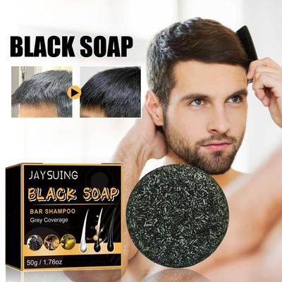 Jaysuing Black Hair Soap - For Dark, Lush, and Clean Hair. N