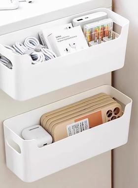 Wall-mounted remote control storage box, mobile phone chargi