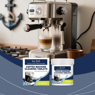 JUE FISH Coffee Machine Cleaning Tablets - Effervescent tabl