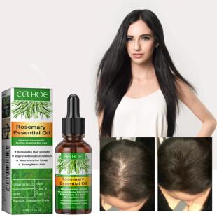 EELHOE Rosemary Hair Oil - Gentle Scalp Care for Soft, Shiny