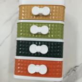 drawer skincare vanity Segmented lipstick and organizer