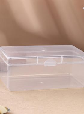 Minimalist Pure White Flip-Top Storage Box for Cards, Scrapb