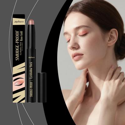 Zephoco Rose Gold Waterproof Shimmer Eyeshadow Pencil - Silk
