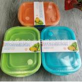 Set of 3 Airtight Freshness Containers for Home Use, Includi