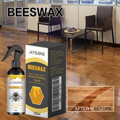 Jaysuing Beeswax Wood Polish Spray Furniture and Floor Polis