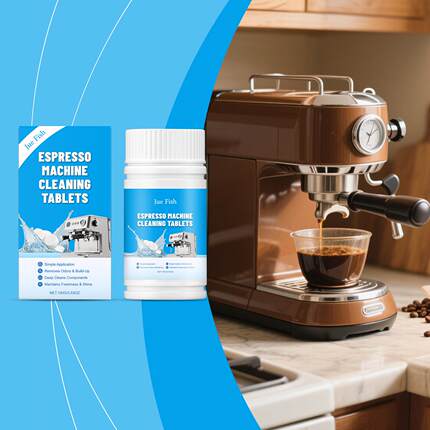 JUE FISH Coffee Machine Cleaning Tablets - Universal Daily G