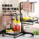 Cloth Storage Kitchen Tray Rack Drip Drilling Organizer