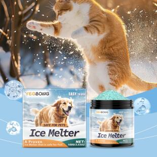 YEGBONG Pet-Friendly Ice Melt Agent for Concrete Streets and