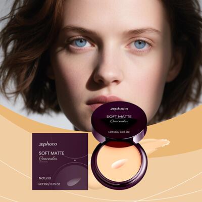 Zephoco Natural Concealer - Evens out skin tone, providing a