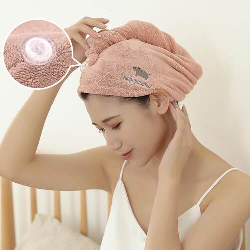 Women's Super Absorbent Quick-Dry Hair Drying Cap 2025 New T