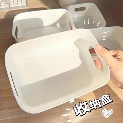 Desktop cosmetic organizer and storage box for miscellaneous